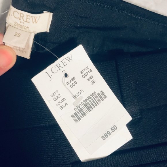 J.Crew Frankie pants, 2s Black - Picture 2 of 2
